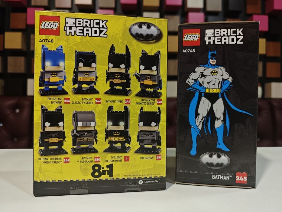 Конструктор LEGO BRICK HEADZ 40748 Бетмен 8 в 1 (325 Деталей)