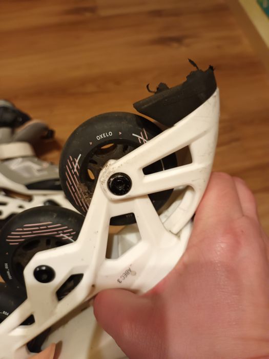 Łyżworolki Oxelo Fit3 dziewczęce 29-32