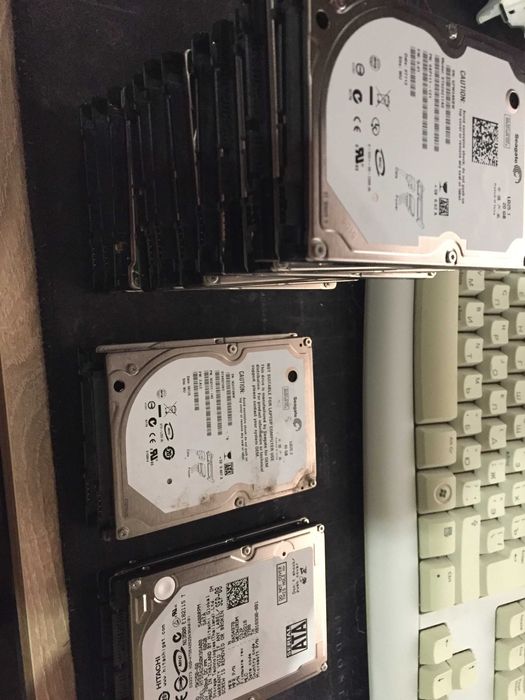 МЕГА лот 16 шт. вінчестерів 60GB 40GB 20GB HDD 2.5 дюйма