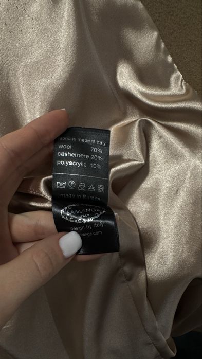 Пальто кашемір розмір с