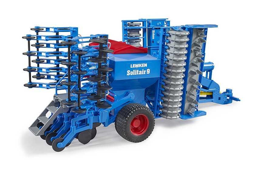 BRUDER 02026 велика пластикова модель сівалки LEMKEN Solitair 9