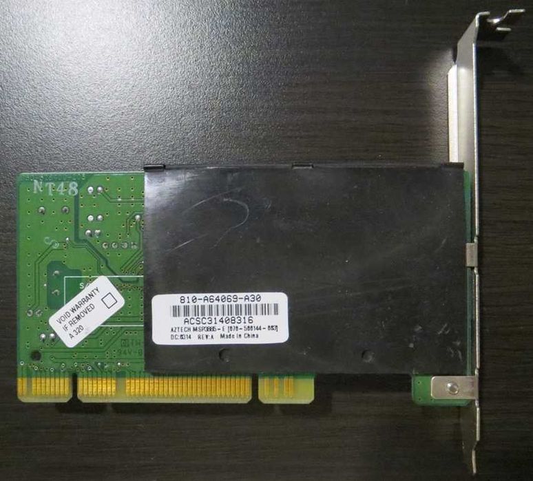 AZTECH MSP3886-E modem PCI do PC linia analogowa