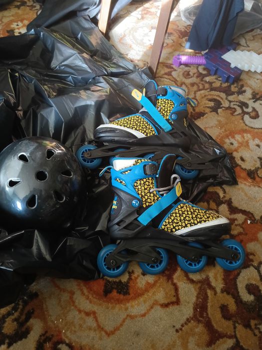 Łyżworolki+kask ochronny