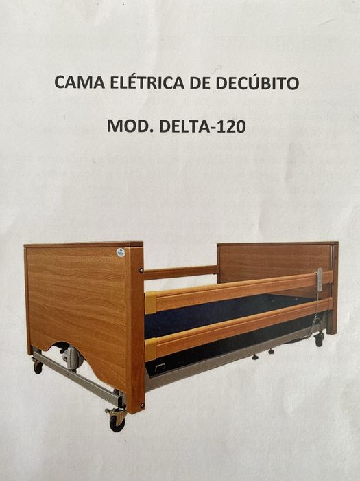 Cama articulada elétrica com comando – muito bom estado