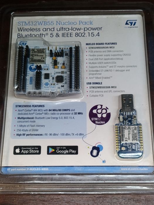 Відладочна плата P-NUCLEO-WB55 STM32 Bluetooth