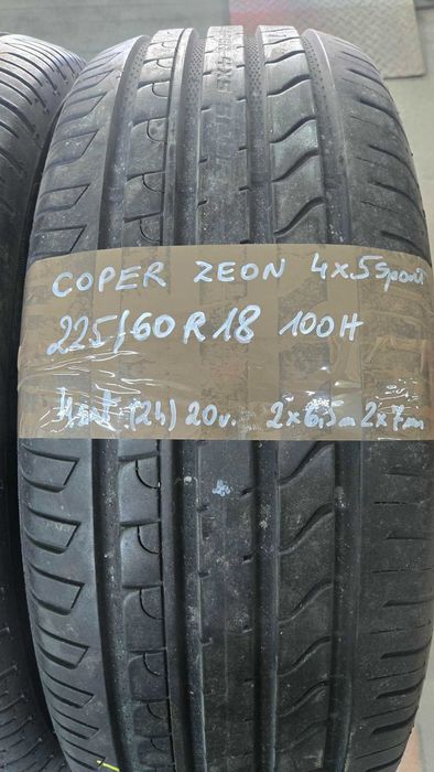 opony 225/60/18 coper zeon 4x5 sport