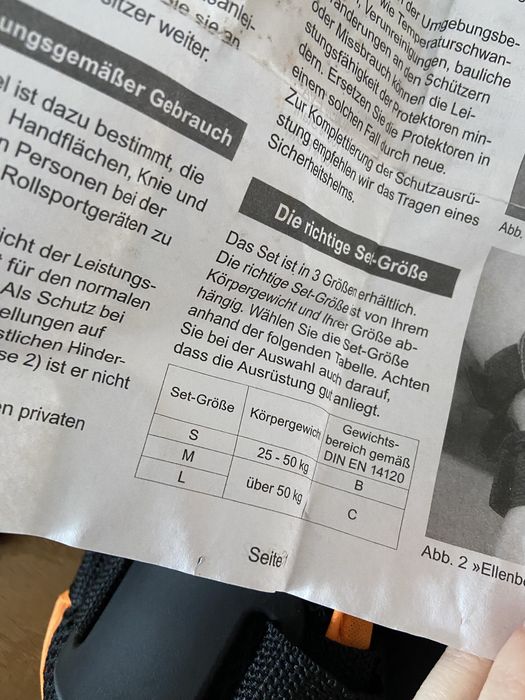 Ochraniacze rozmiar L