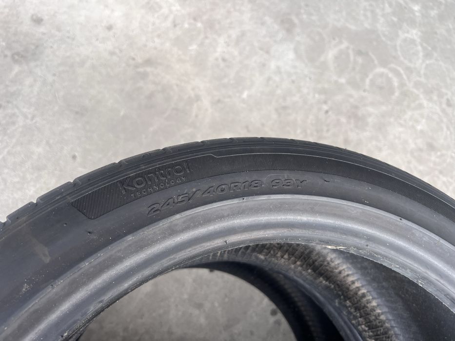 245/40r18 шини пара henkook протектор 65% 2020 рік