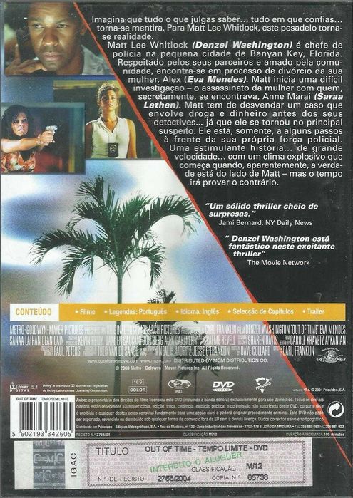 Out of Time: Tempo Limite (novo) (2003)