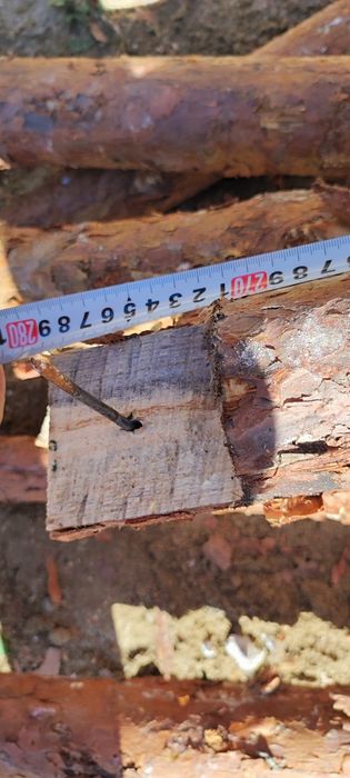 Stemple budowlane drewniane