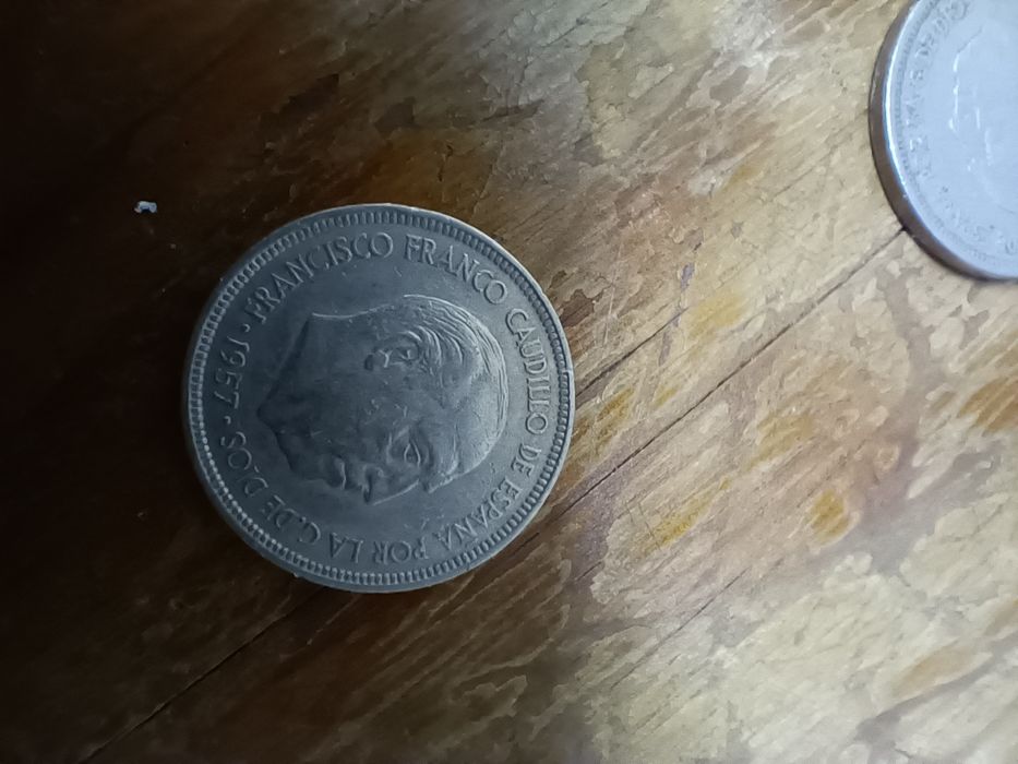Moedas 5 pesetas Franco ( 53/57/66)