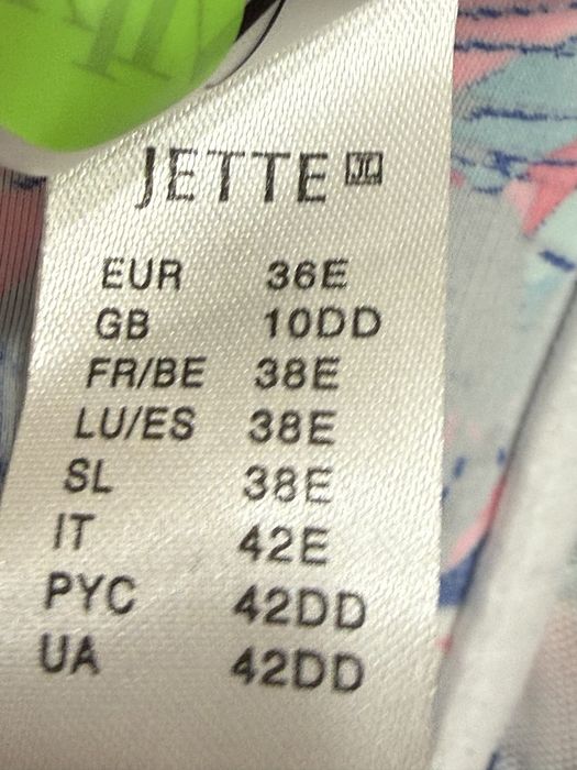 Jette góra od bikini granatowa w kwiaty 36E