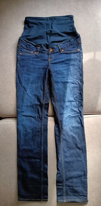 H&M 36 Spodnie ciążowe jeansowe dżinsy ciążowe