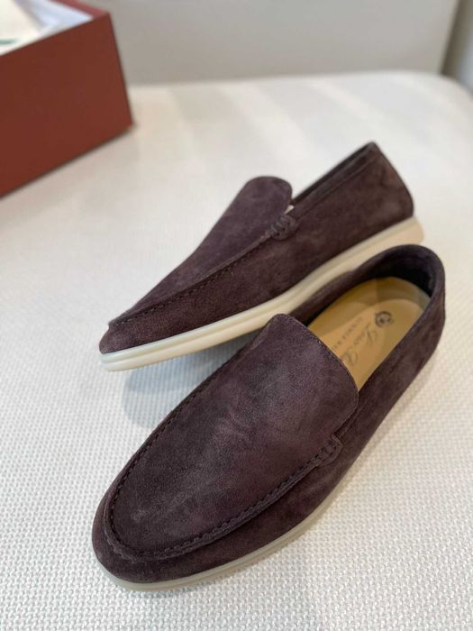 41-47 Мужские коричневые лоферы Loro Piana Лоро Пиана чоловічі лофери
