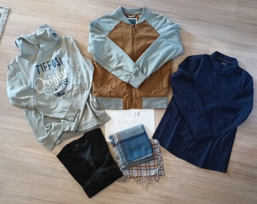 Lote#16 roupa menino 14_15anos 10 peças