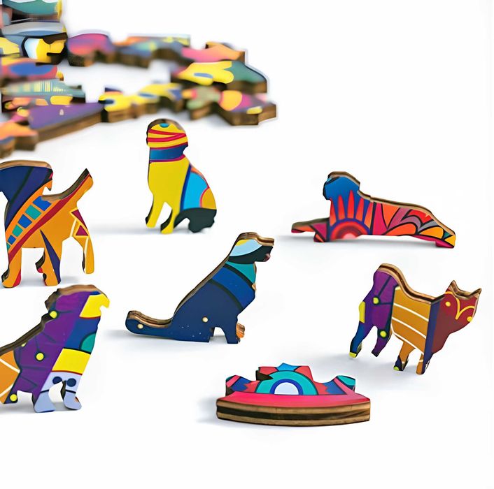 PUZZLE SMOK UKŁADANKA 3D dla dzieci dorosłych piękna ozdoba na ścianę