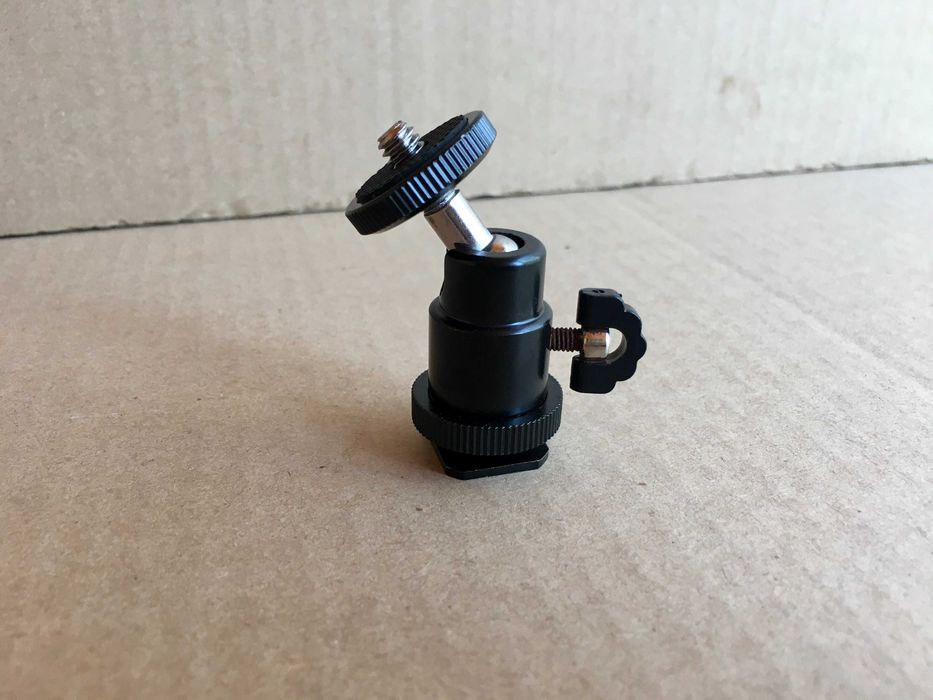 Мини штативная шаровая головка поворотный шарнир 360 резьба ¼ адаптер