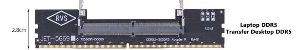 Адаптер памяти DDR5 настільного ПК / SODIMM ADAPTER/ Комплект по 2 шт