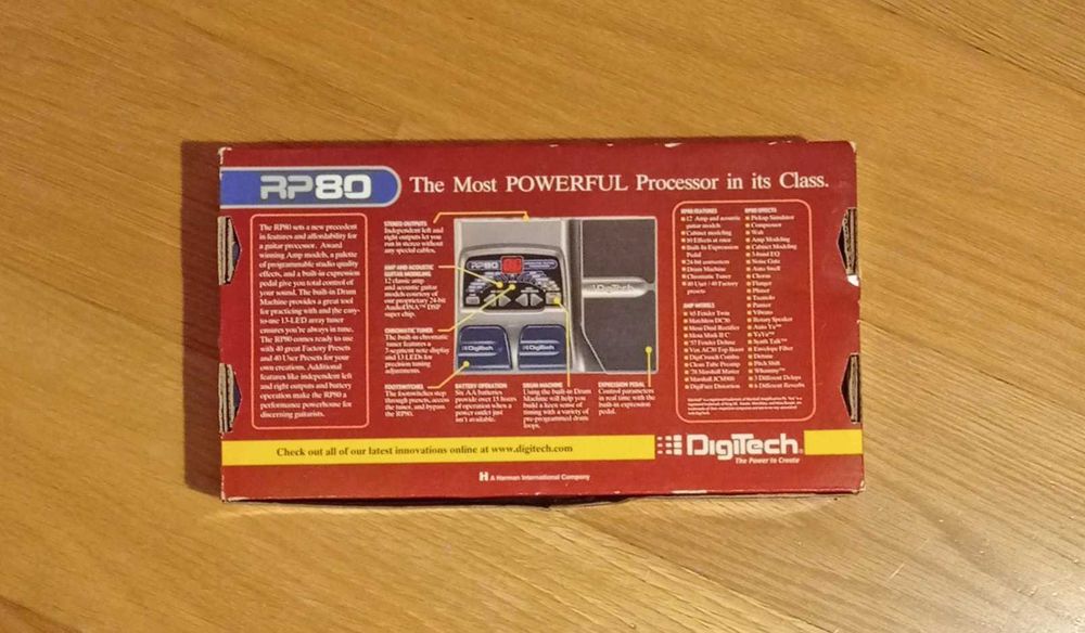 NOVO - Pedal para guitarra - Processador