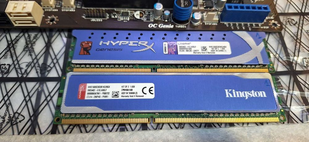 Zestaw - płyta główna Z68A, procesor I7, pamięć ddr3 12GB - używane testowane sprawne - TANIO