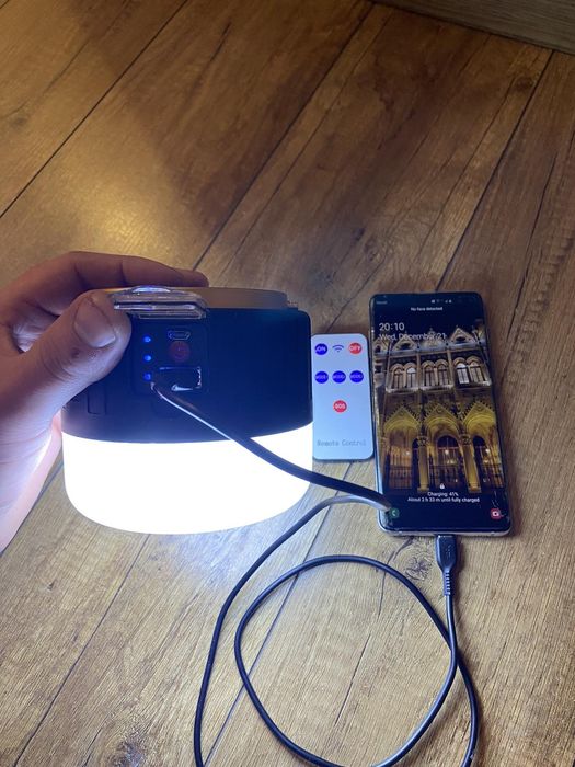 Новый светильник портативный аккумуляторный, кемпинг лампа фонарь и по