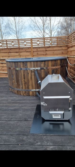 Piec Nowy  balia Jacuzzi basen basenu bali  sauna balii kominek  WYSYŁ