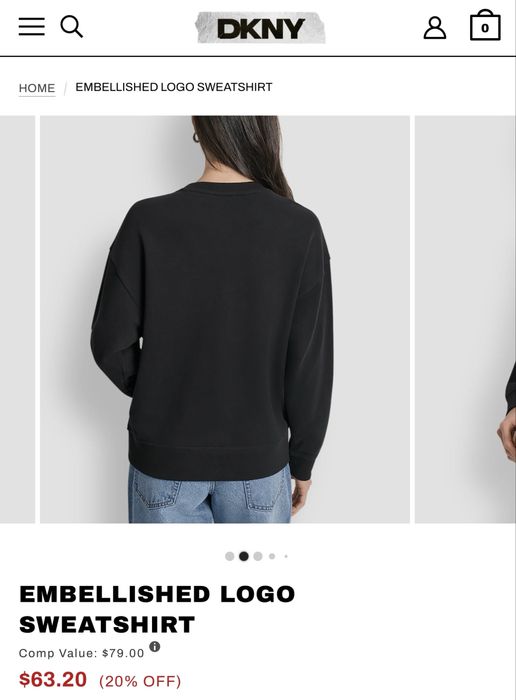 Новий стильний світшот DKNY , оригінал в наявності