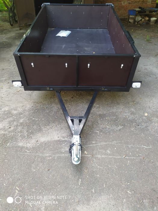 Прицеп легковой новый Хамер Люкс 2.15м/1.31м/40 из бакелита причіп