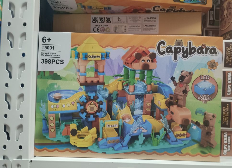 Zestaw klocki kapibara dla dzieci