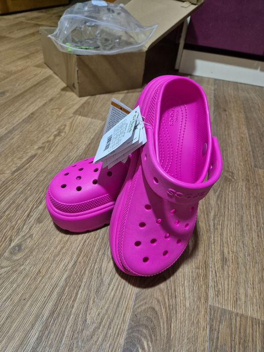 Жіночі сабо Крокс Crocs Classic Crush рожеві