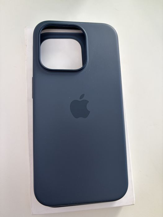 Silicone case storm blue  iphone 15 pro