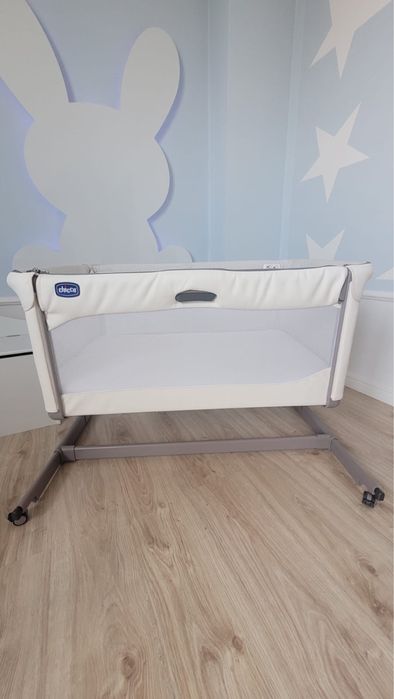Chicco Next2Me Magic Łóżeczko Dostawne Chicco White Snow