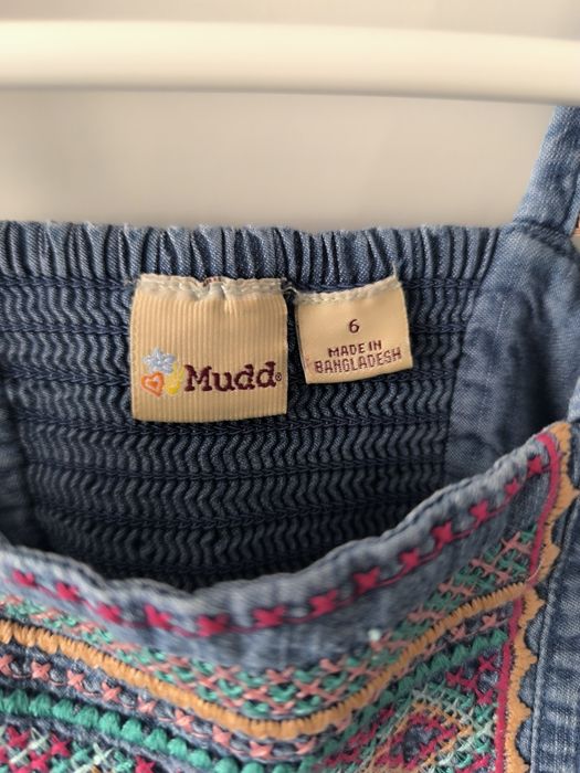 Sukienka letnia jeansowa Mudd 116