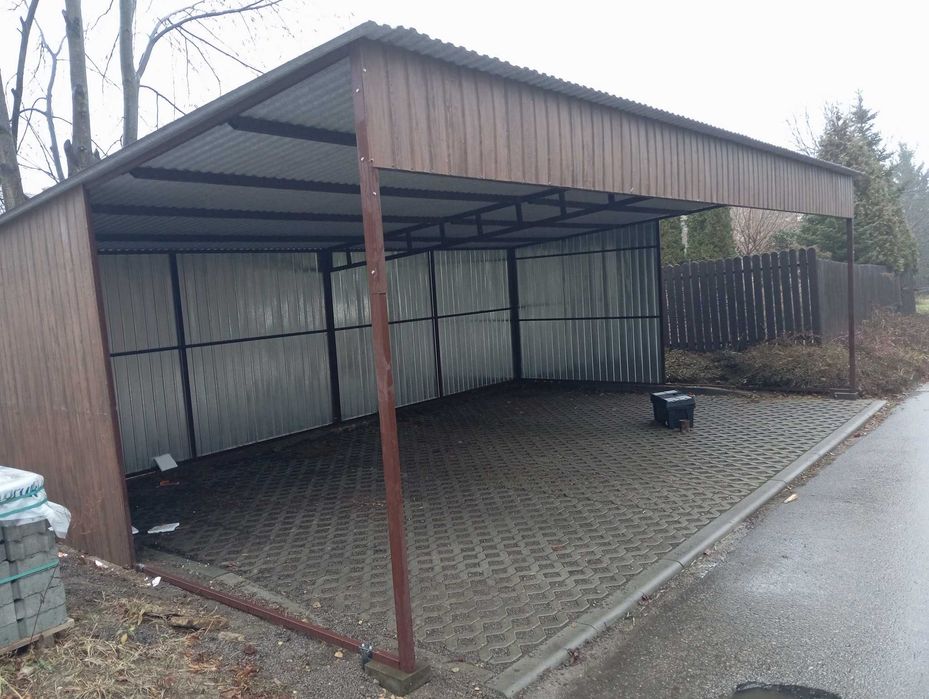 Garaż Blaszany / Otwarta Wiata  / Zadaszenie  / Magazyn – GRZYWSTAL*