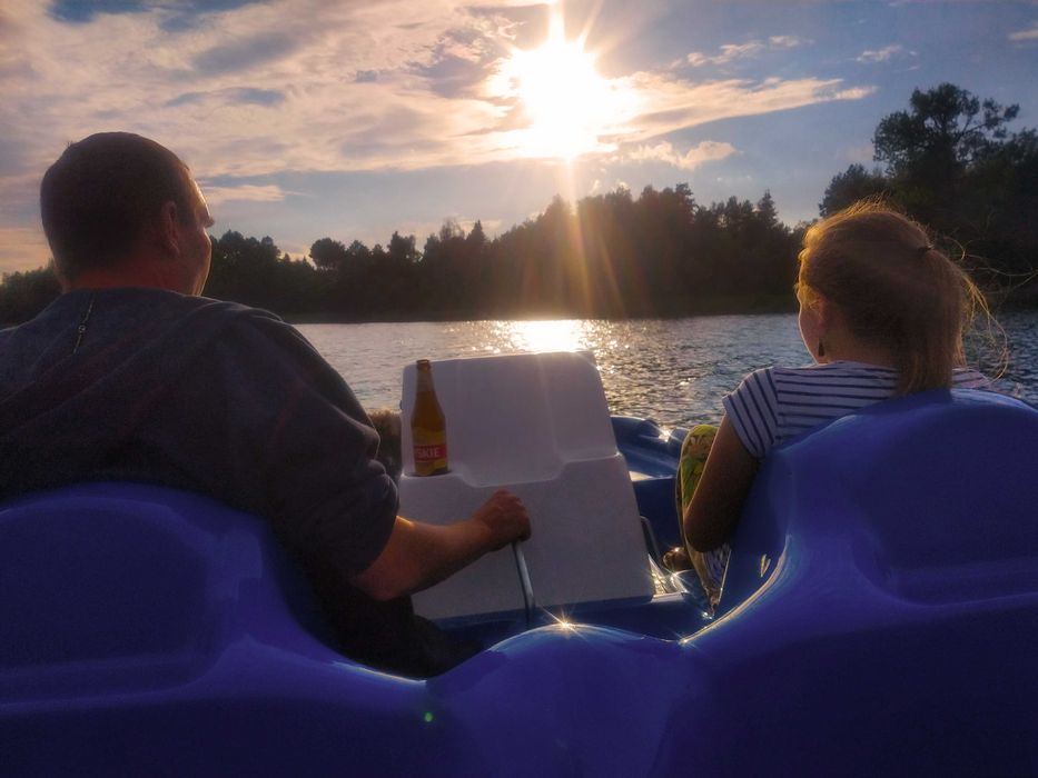 Domek nad jeziorem Głuszyńskim z plac.zabaw,pomostem,kajakami,r.wodnym