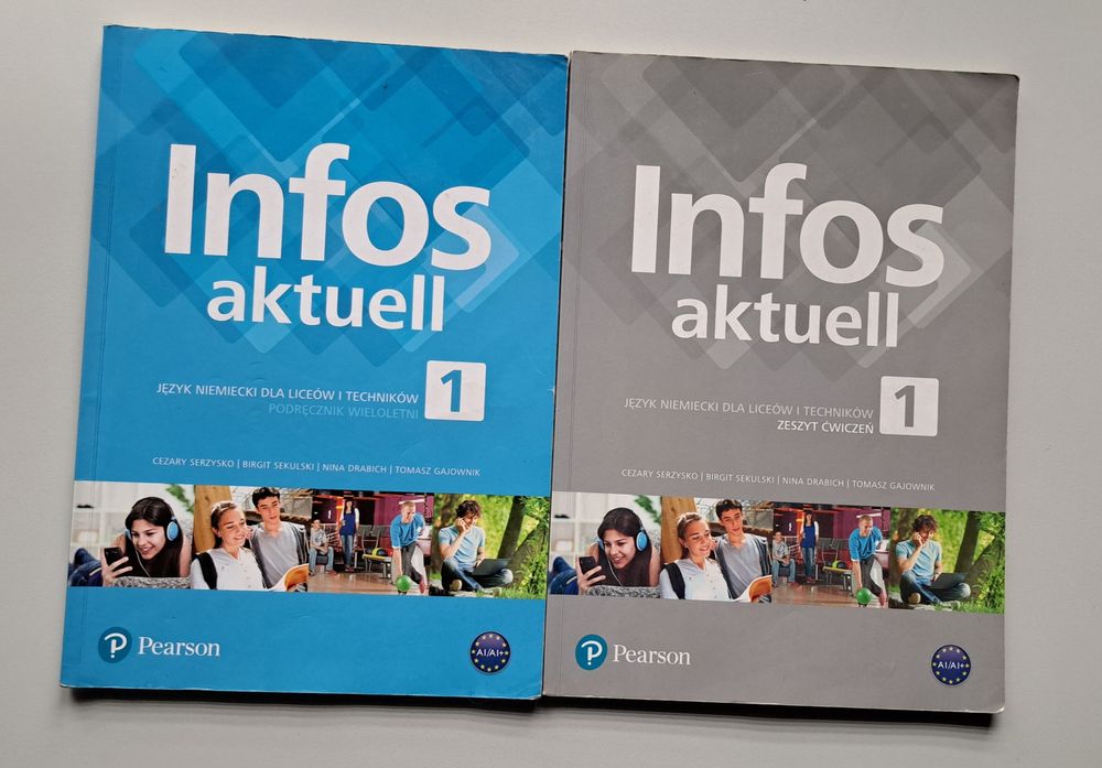 Zestaw Podręcznik + zeszyt ćwiczeń Infos aktua 1