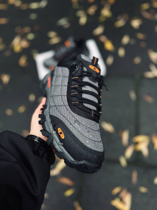 Серые кроссовки +10 -25 термо кросовки Саломон / Salomon