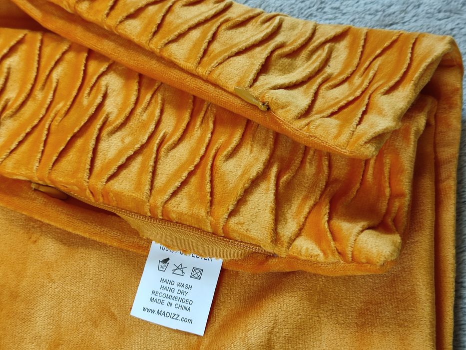 Madizz - 2 aksamitne poszewki dekoracyjne na poduszki, 30x50