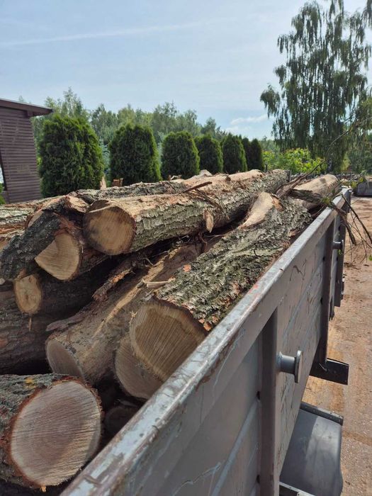 drewno opałowe dębowe dąb  zrzyny oflisy obrzynki