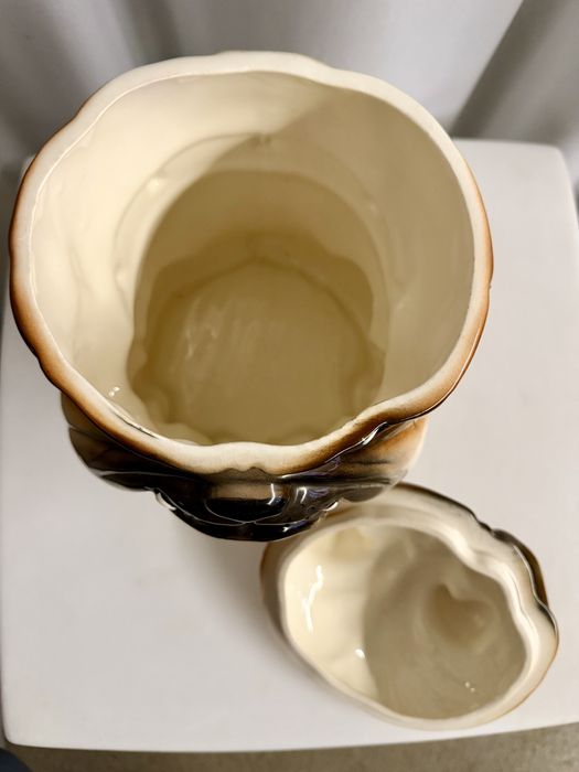 Vintage Buldog Kolekcjonerski Pojemnik Ceramiczny Genin Trudeau Japan