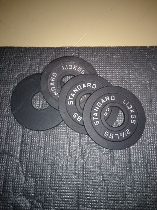 Discos olímpicos de ferro 2,5 Lbs (1,23 kg)