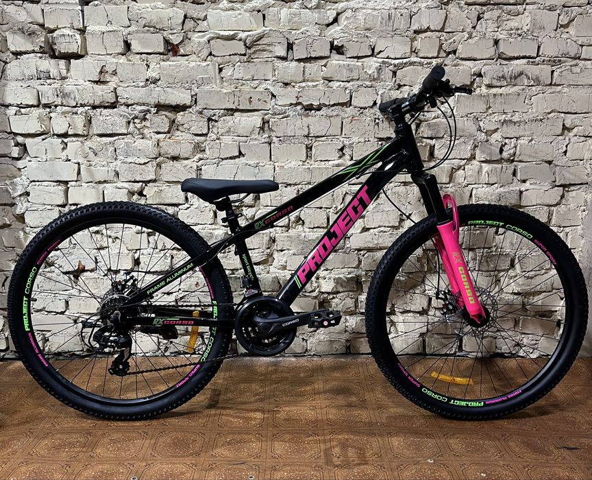 Corso Progect 27.5” новий велосипед чорно рожевий