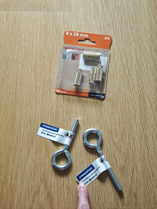 Kotwy do betonu cegły kotwy wbijane haki zamknięte Koelner Rawlplug hak metryczny