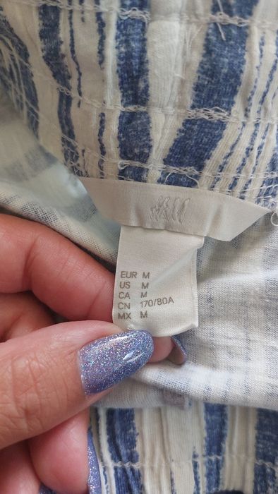 Szorty w modne paski H&M r 42