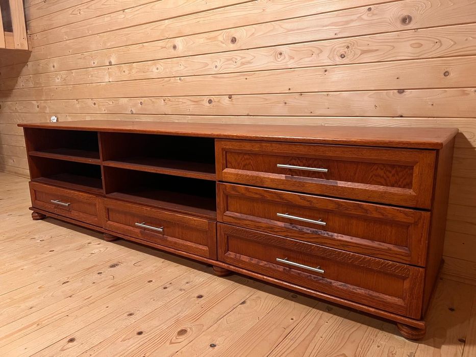 Komoda z litego drewna 200cm