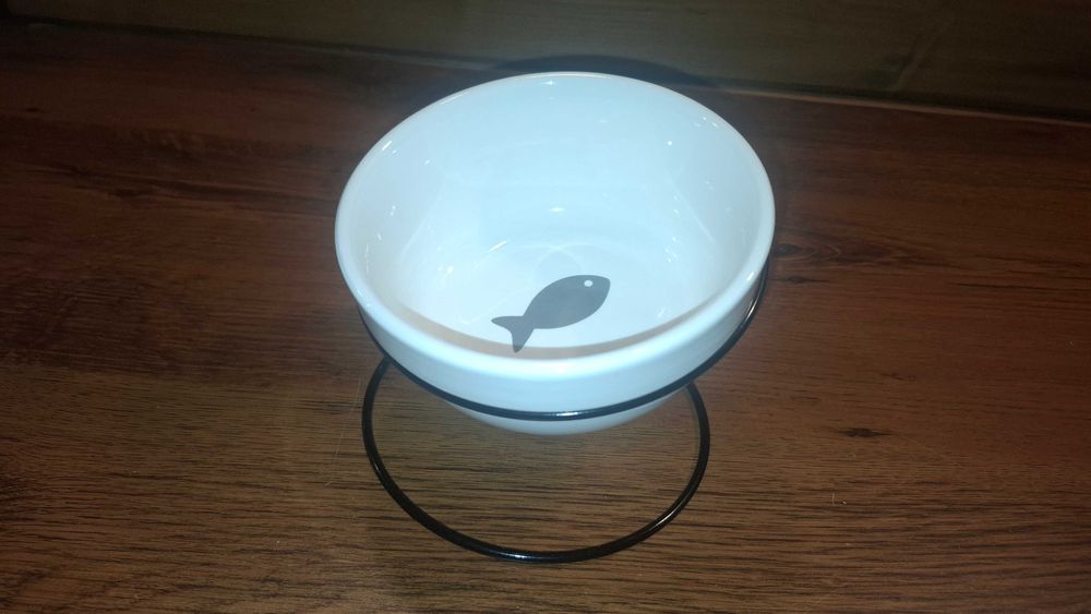 Miska Ceramiczna i Stojak - Dla Psa lub Kota