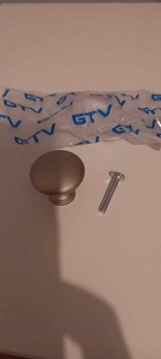 Gałka meblowa TERNI satyna GTV 10 szt