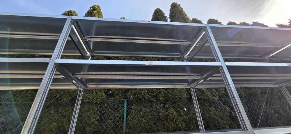 Regały magazynowe z demontażu 60gł x 127 x200cm ocynkowany używane