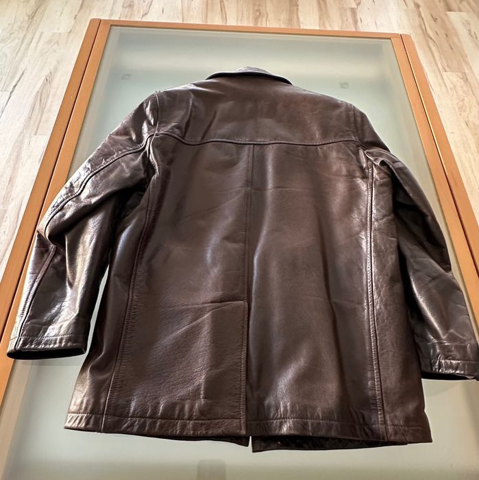 Casaco Peacoat Redskins - Pele de Vaca Premium - Tamanho M