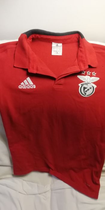 Polo do Benfica vermelho adidas